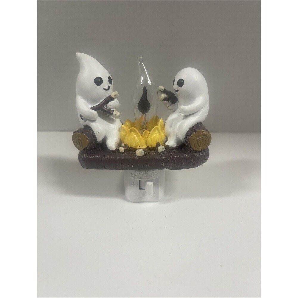 Ghost Night Light Campfire S’mores Flicking Nightlight Fire Roast Marshmallow